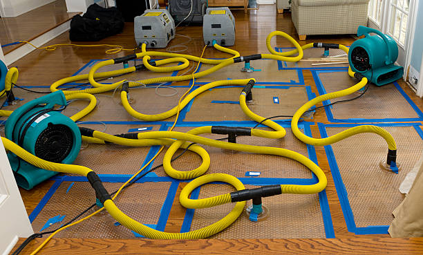 Professional Crawl Space Water Removal technician working in Inman, KS
